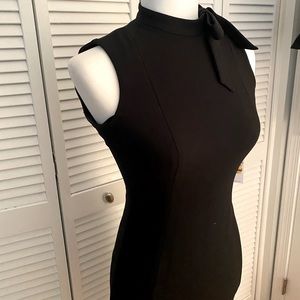 Calvin Klein Bow Neck Dress NWT Black